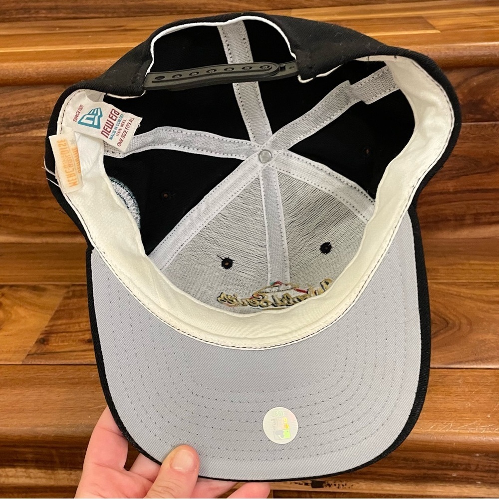 Vintage 1997 New Era Florida Marlins World Series Champs Snapback Hat 100% Wool - Picture 9 of 13
